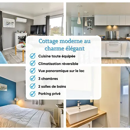 营地 Le Refuge Du - Sejour D'exception Avec Vue Imprenable Sur Le - Piscines Sauna Salle Fitness Bibliotheque Restaurant - 10min Des Sables D'olonne Sainte-Foy (Vendee)