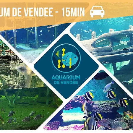 Le Refuge Du - Sejour D'exception Avec Vue Imprenable Sur Le - Piscines Sauna Salle Fitness Bibliotheque Restaurant - 10min Des Sables D'olonne